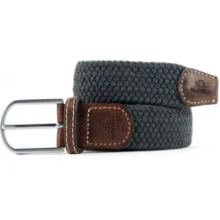 Billybelt Elastic Woven Belt Flannel Grey