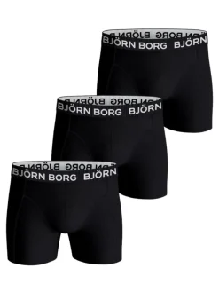 Björn Borg Cotton Stretch Boxers 3-pack Black