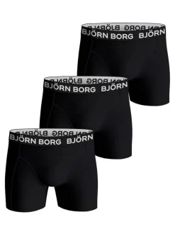Björn Borg Cotton Stretch Boxer 3-Pack Black