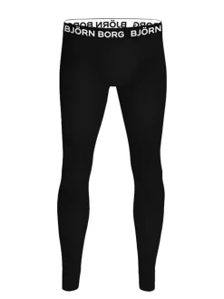 Björn Borg Cotton Stretch Long Johns Black