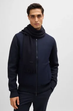 Boss Albas Scarf Dark Blue