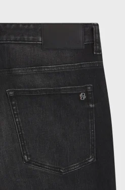 Boss Delaware Slim Fit Jeans Black Stretch Denim