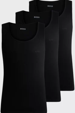 Boss 3-Pack Tanktop Black