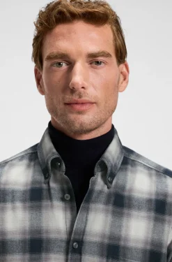 Boss Rickert Shirt Grey Patterned