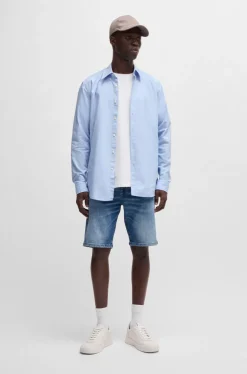 Boss Rickert Shirt Light Blue