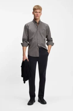 Boss Ricoplus Shirt Black Patterned