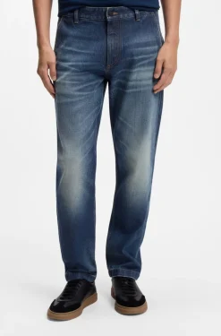 Boss Tapered Fit Jeans Blue
