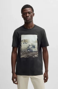 Boss Te_Dunetrace T-shirt Black