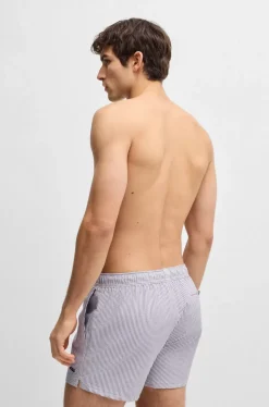 Boss Velvetfish Swim Shorts Dark Blue