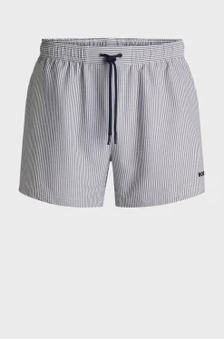 Boss Velvetfish Swim Shorts Dark Blue