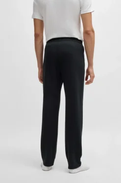 Boss Waffle Pyjama Pants Black