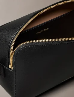 Calvin Klein Foil Logo Camera Bag Black/Toasted Coconut