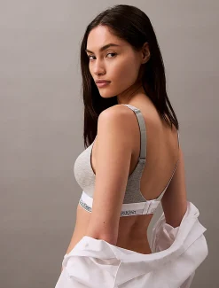 Calvin Klein Lift Bralette – Modern Cotton Grey Heather
