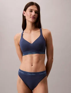 Calvin Klein Lift Bralette – Icon Cotton Modal Dark Denim