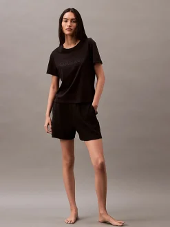 Calvin Klein Pyjama Top – Pure Cotton Black