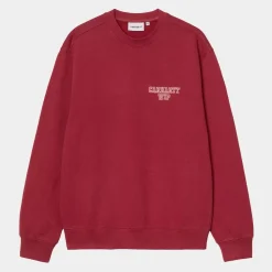 Carhartt WIP Alumni Sweatshirt Scarlet