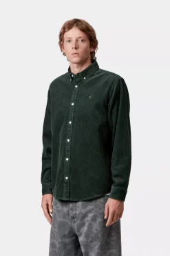 Carhartt WIP L/S Madison Cord Shirt Sycamore