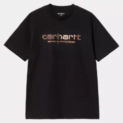 Carhartt WIP S7S Solar Chrome Script T-shirt Black