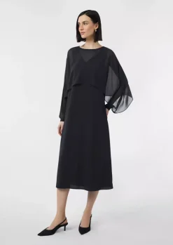 Comma, Chiffon Dress navy