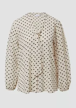 Comma, Dot Blouse Beige