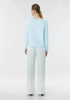 Comma, Knitted Pullover Light Blue