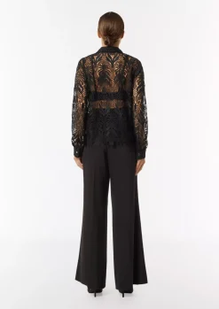 Comma, Lace Blouse Black