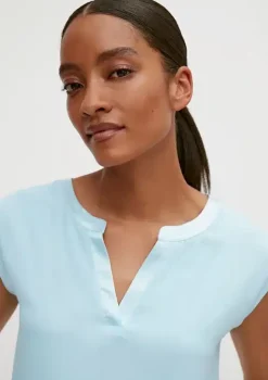 Comma, Layered Top Arctic Blue