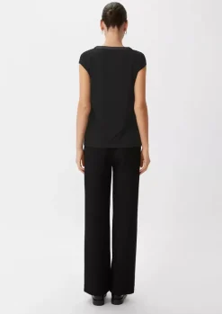 Comma, Layered Top Black