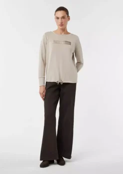 Comma, Sweatshirt Brown