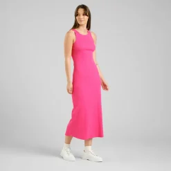 Dedicated Rib Dress Motala Raspberry Pink