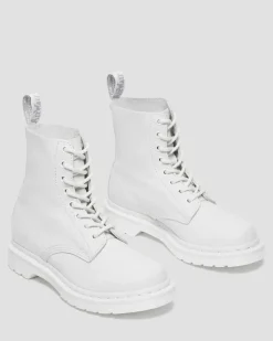 Dr. Martens 1460 Pascal Mono Virginia Boots White