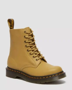 Dr. Martens 1460 Pascal Virginia Boots Mustard