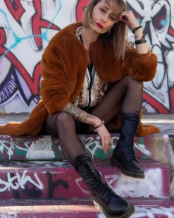 Dr. Martens 1B99 Virginia Leather High Boots Black