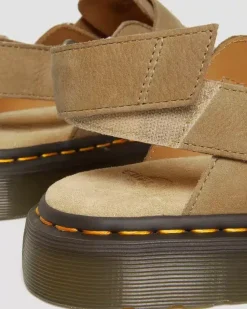 Dr. Martens Jorge II Patchwork Sandals Savannah Tan