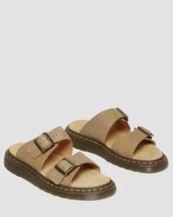 Dr. Martens Josef Nubuck Sandal Savannah Tan