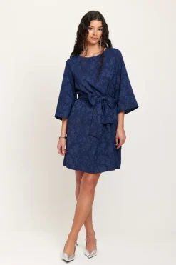 Dry lake Kailey Dress Navy Flower