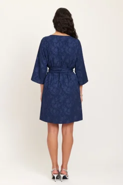 Dry lake Kailey Dress Navy Flower