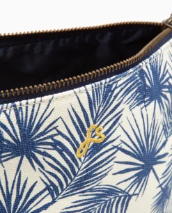 Fenella Smith Mila Washbag Blue Palm