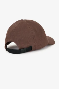 Fred Perry Classic Piqué Cap Carrington Brick / Warm Grey