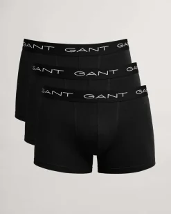 Gant Basic Trunks 3-Pack Black