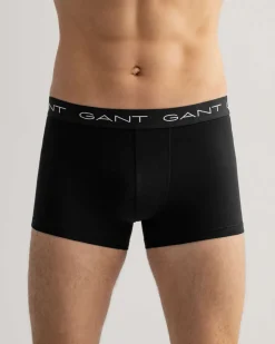 Gant Basic Trunks 3-Pack Black