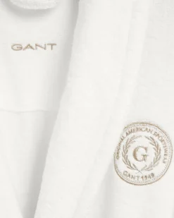 Gant Home Crest Robe White