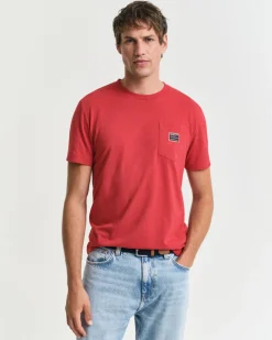Gant Pocket T-shirt Ruby Red