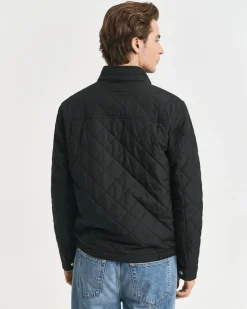 Gant Quilted Windcheater Jacket Black
