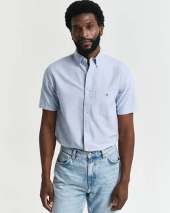 Gant Reg Classic Oxford SS Shirt Light Blue