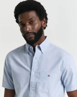 Gant Reg Classic Oxford SS Shirt Light Blue