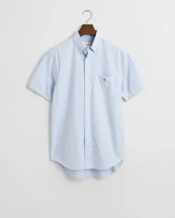 Gant Reg Classic Oxford SS Shirt Light Blue