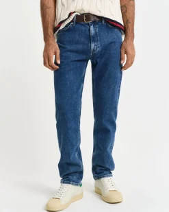 Gant Reg Clean Wash Jeans Mid Blue Vintage
