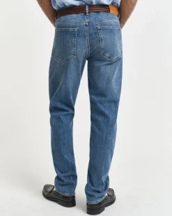 Gant Regular Gant Jeans Mid Blue Worn In