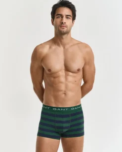 Gant Striped Trunk 3-Pack Forest Green